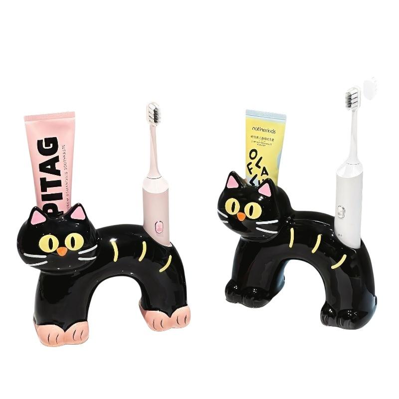 Home Bathroom Vanity - Portacepillos de dientes de cerámica para