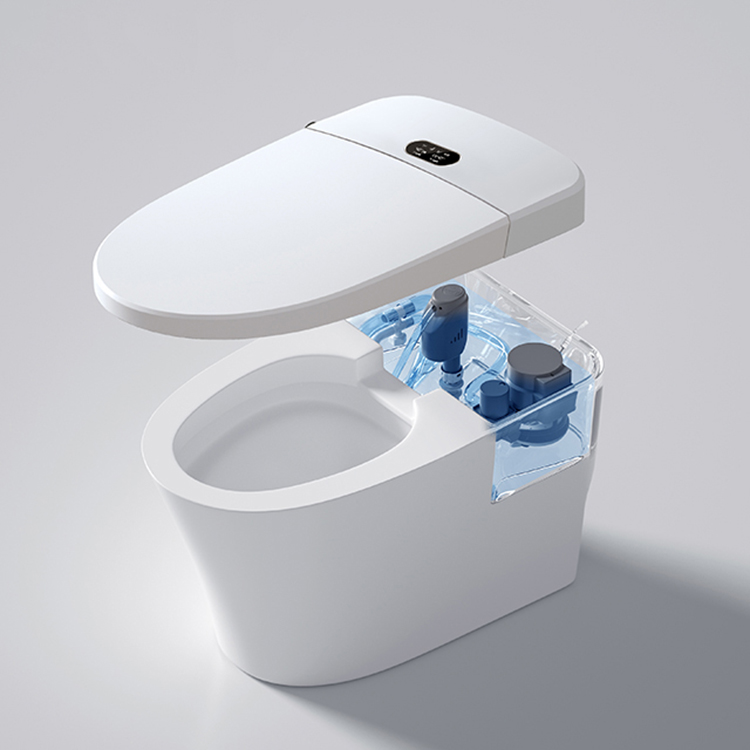 Home Bathroom Ware - Inodoro Inteligente Moderno con Pantalla Digital,