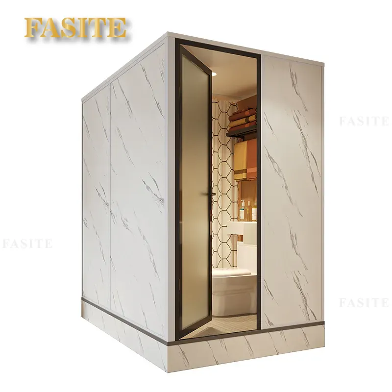 Home Bathroom Ware - Baño Integrado con Ducha y Inodoro,