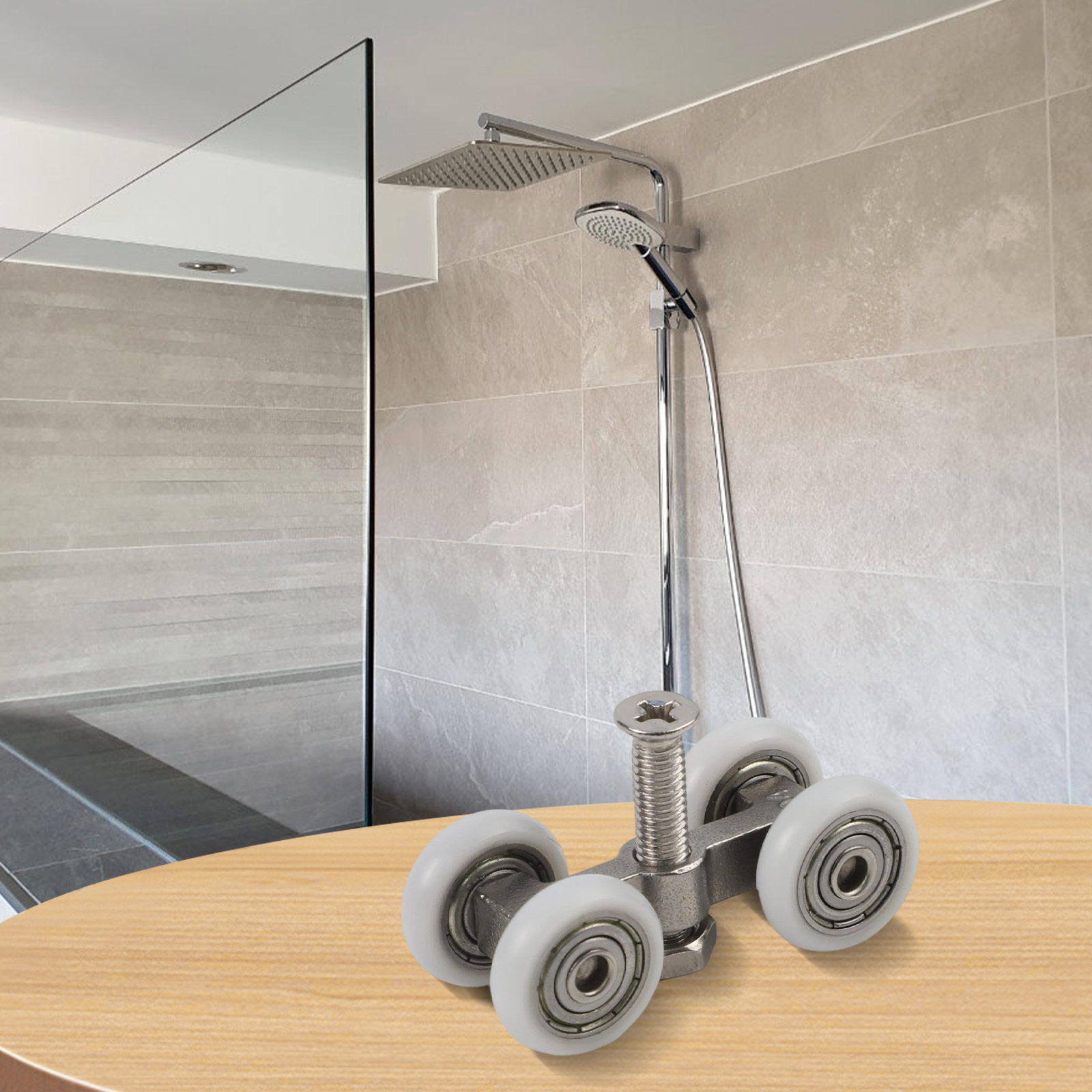 Home Hardware Bathroom Cabinets - Rodillos para Puertas Corredizas, Ruedas Colgantes