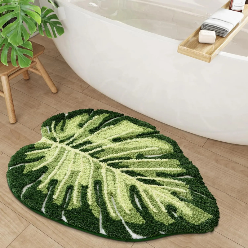 Zara Home Bathroom Rug - VIKAMA Alfombra de baño pequeña con