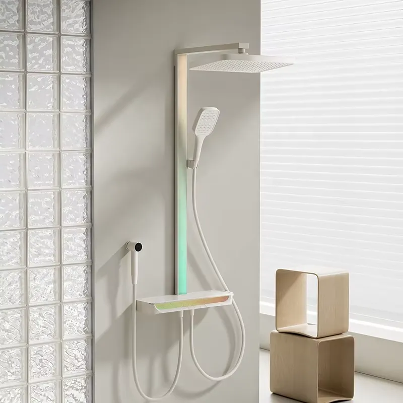 Home Bathroom - Juego de ducha digital de latón