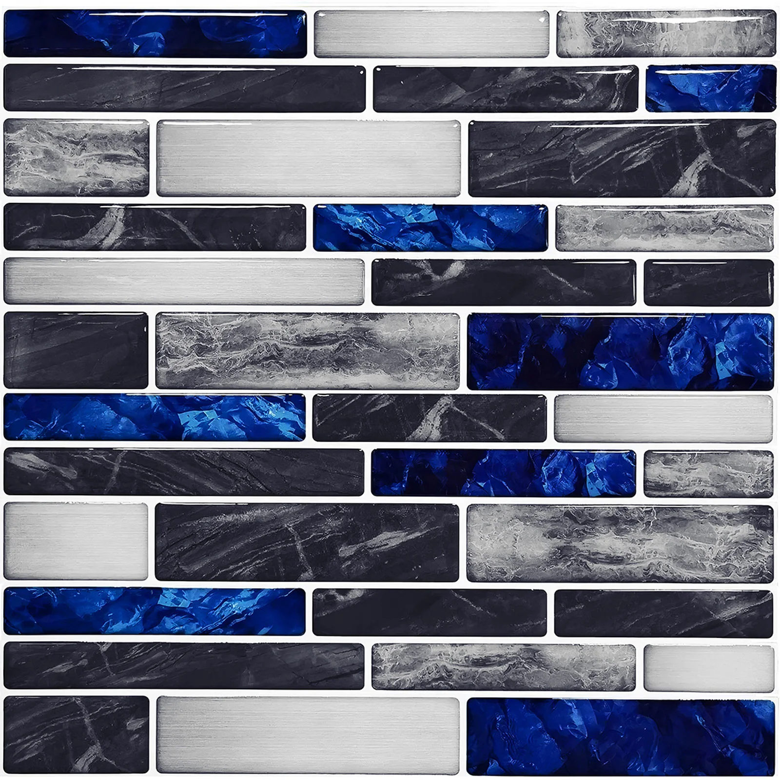 Home Bathroom Wall Tiles - Adhesivo de mosaico 3D autoadhesivo, Adhesivo