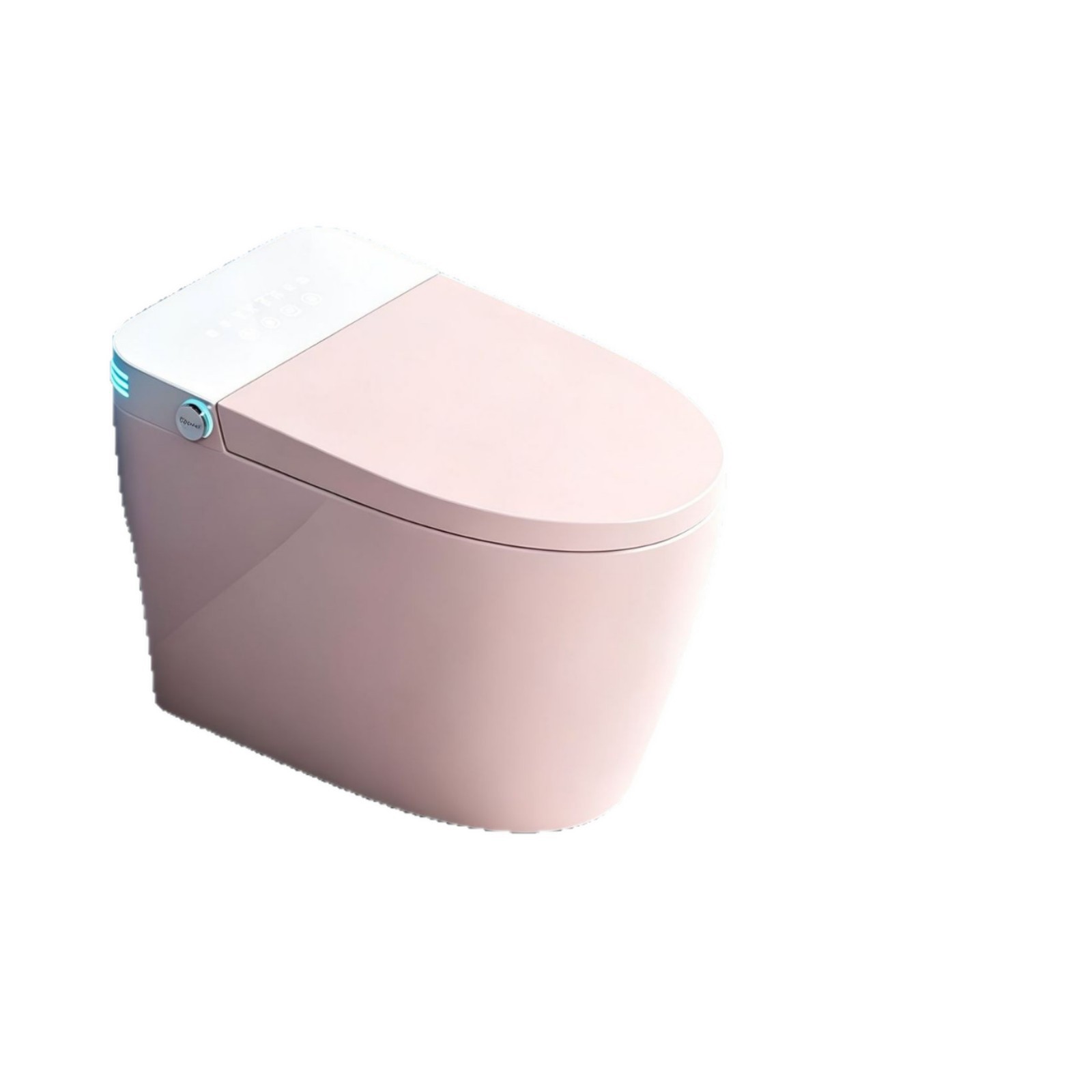 Home Bathroom - Inodoro Inteligente, Color Rosa, Automático Todo