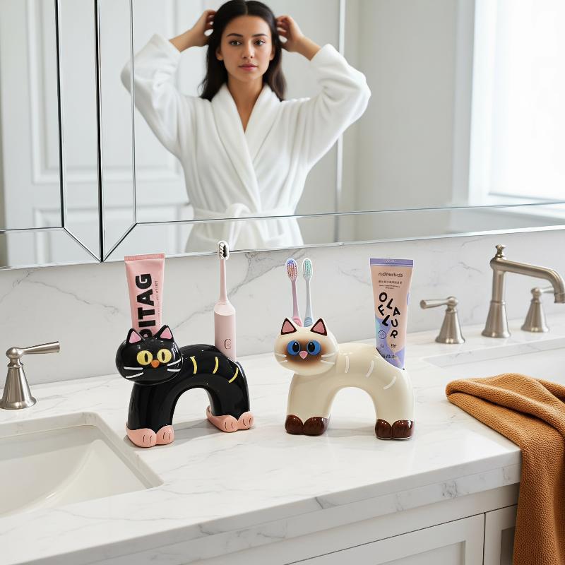 Portacepillos de dientes de ce - Home Bathroom Vanity reseña y precio