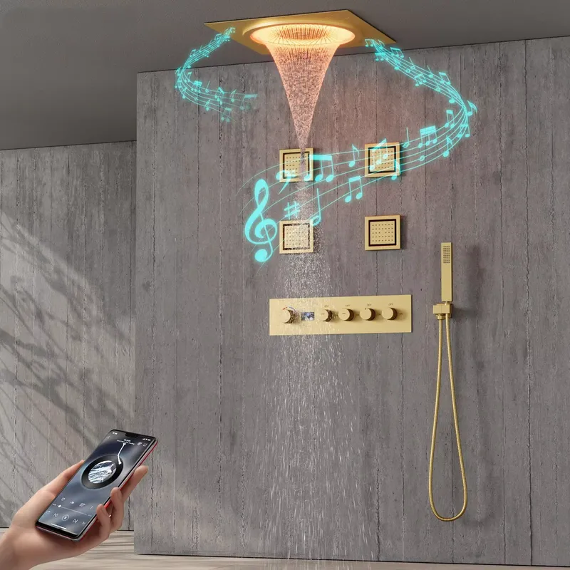 Juego de Ducha LED Inteligente - Home Bathroom reseña y precio