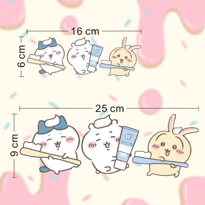 Pegatinas de Espejo Chiikawa,  - Home One Bathroom Accessories reseña y precio
