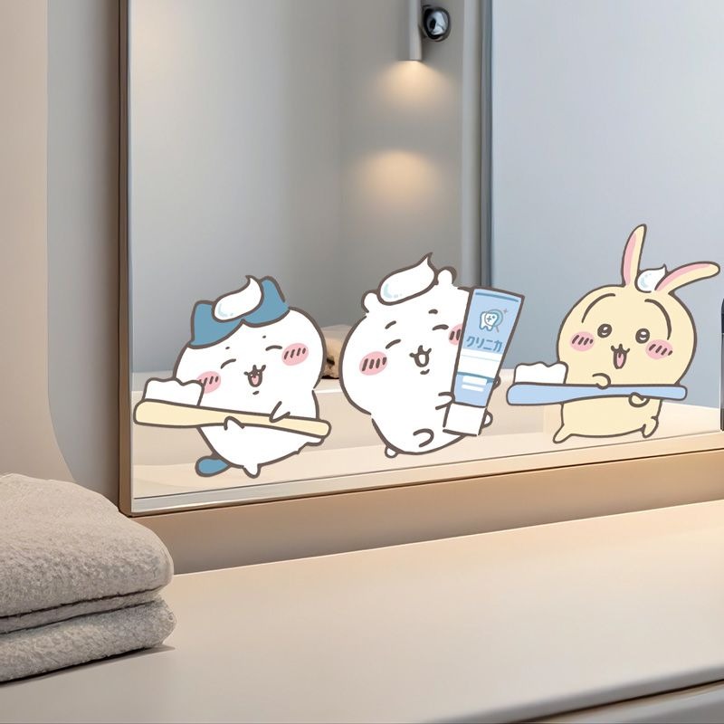 Pegatinas de Espejo Chiikawa,  - Home One Bathroom Accessories reseña y precio