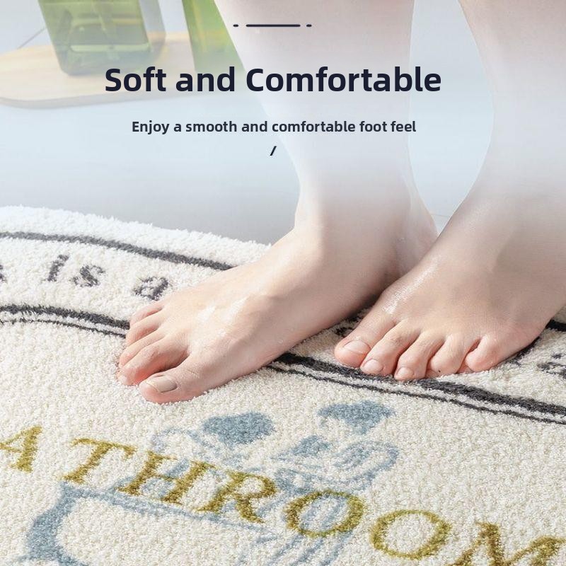 Alfombra antideslizante para b - Home Bathroom Carpet reseña y precio