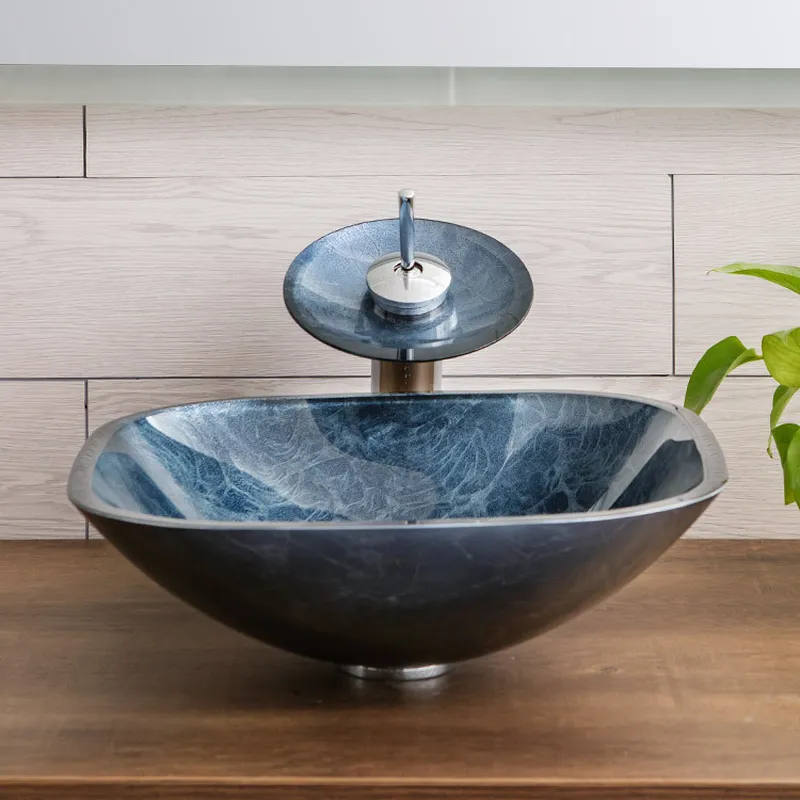 Lavabo Moderno de Vidrio Templ - Home Bathroom Ware reseña y precio