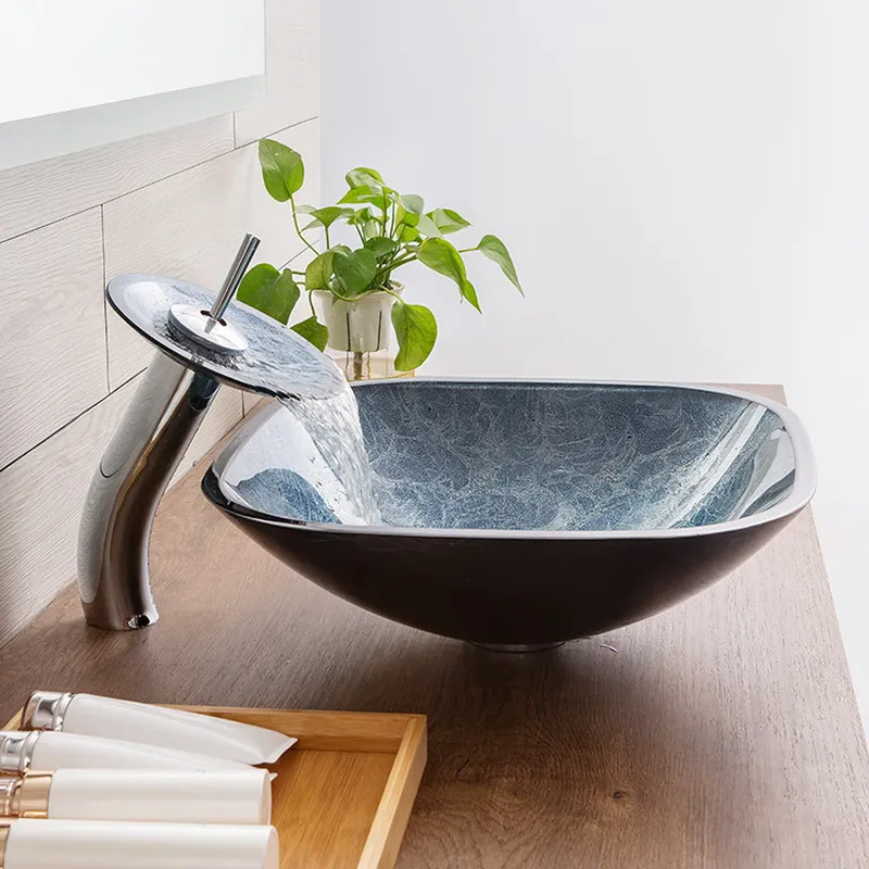 Lavabo Moderno de Vidrio Templ - Home Bathroom Ware reseña y precio