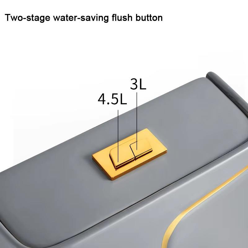 Inodoro sifónico de cerámica d - Home One Bathroom Accessories reseña y precio