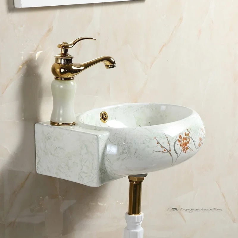 Lavabo de esquina triangular d - Home Bathroom Design reseña y precio