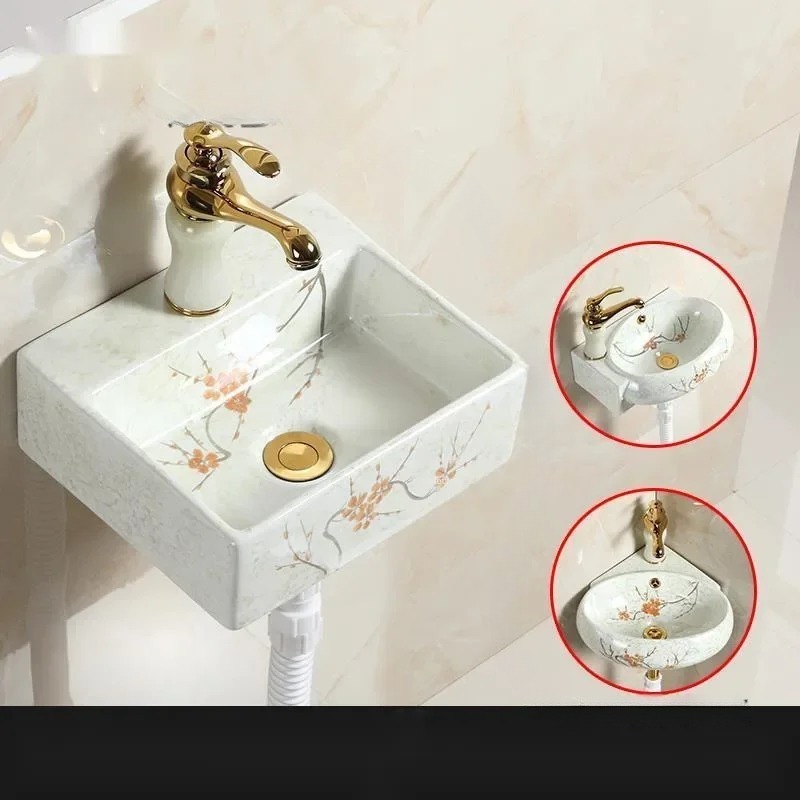 Lavabo de esquina triangular d - Home Bathroom Design reseña y precio