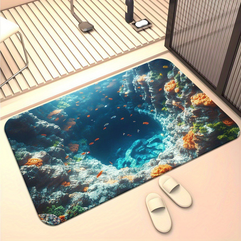 VIKAMA Alfombra de baño con vi - Zara Home Bathroom Rug reseña y precio