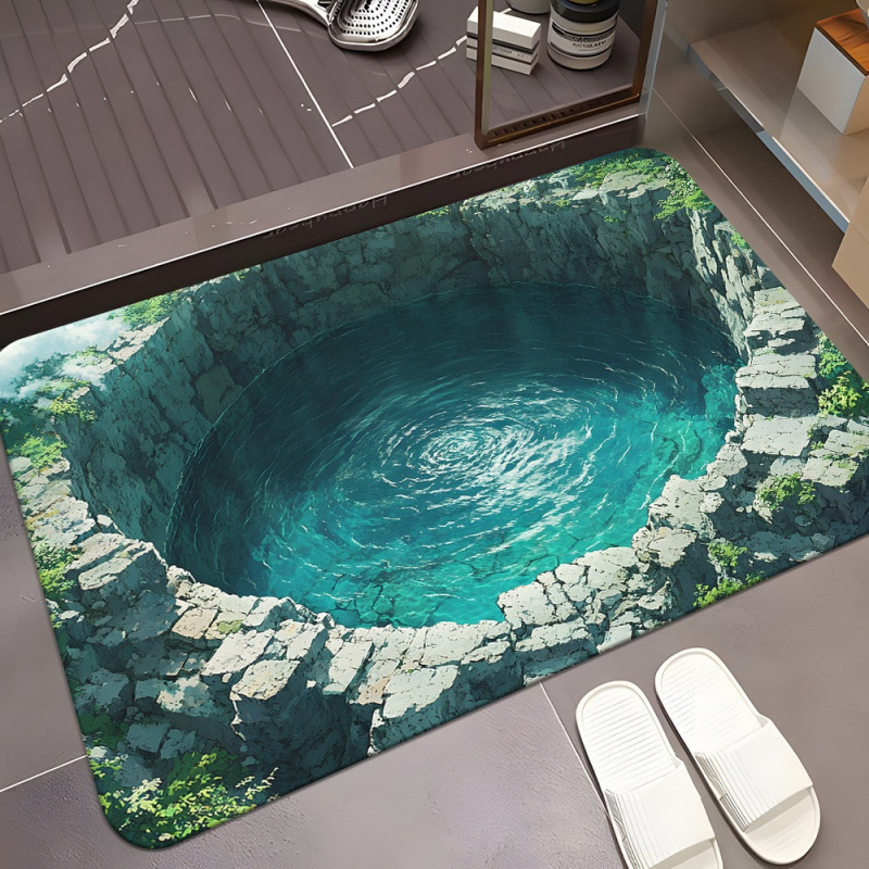 VIKAMA Alfombra de baño con vi - Zara Home Bathroom Rug reseña y precio