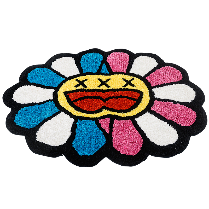 Alfombra capitoné de flores co - Zara Home Bathroom Rug reseña y precio