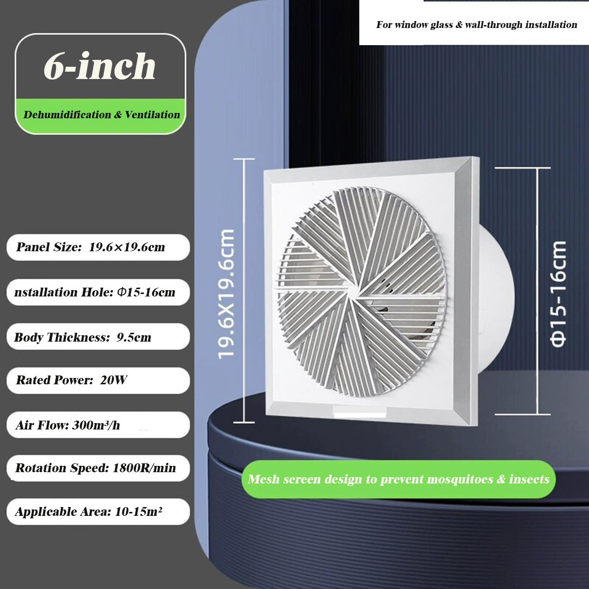 Ventilador de Extracción para  - Home Bathroom Vent Fans reseña y precio