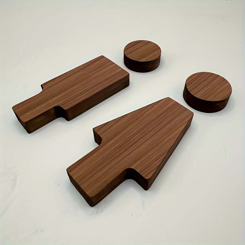 Letrero de baño de madera para - Home Office Bathroom reseña y precio