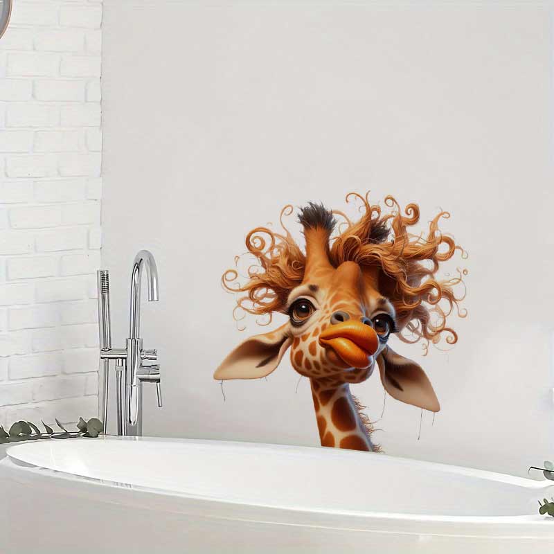 Pegatina de pared de jirafa de - Home Bathroom Wall Tiles reseña y precio