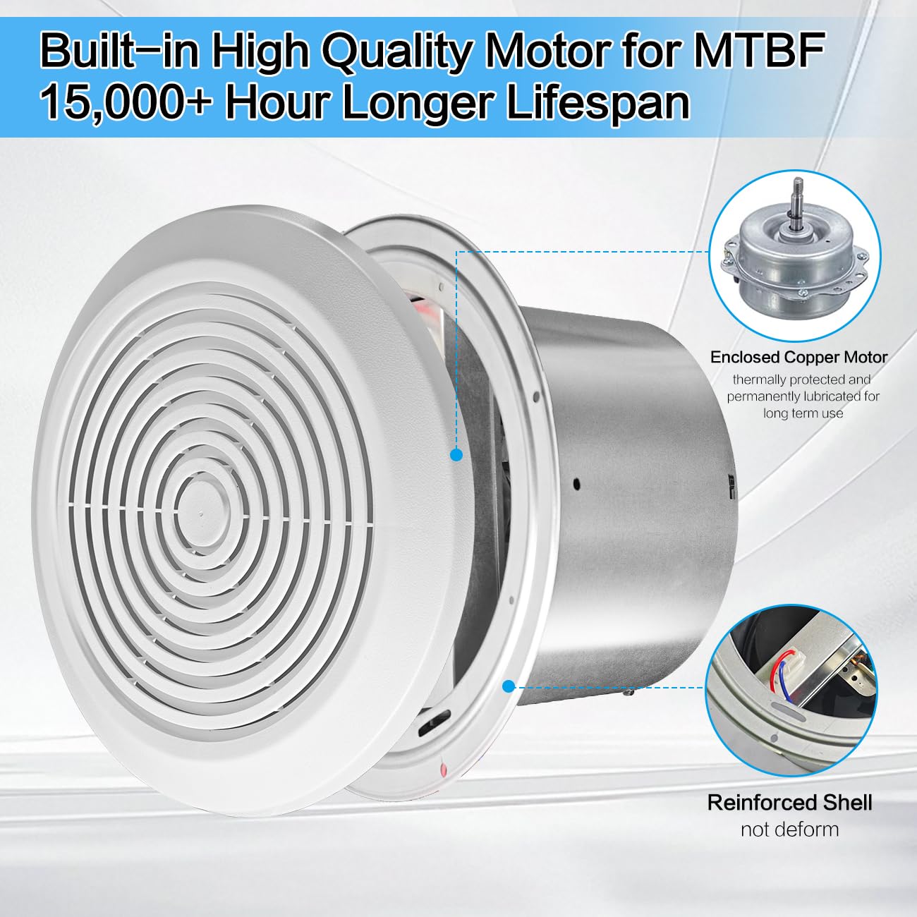Ventilador de Extracción para  - Home Bathroom Vent Fans reseña y precio