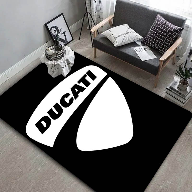 Alfombra 3D de Moto Clásica D- - Home Bathroom Carpet reseña y precio