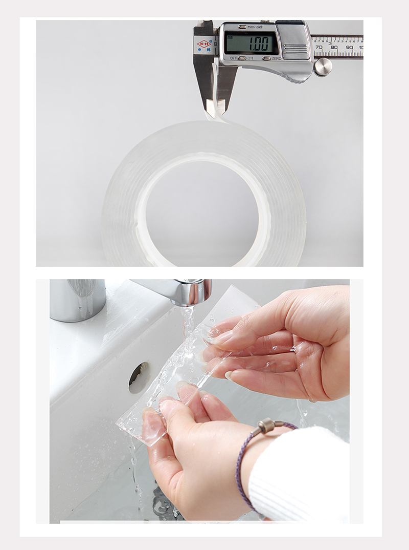 Cinta Nano transparente de dob - Home Bathroom Wall Tiles reseña y precio