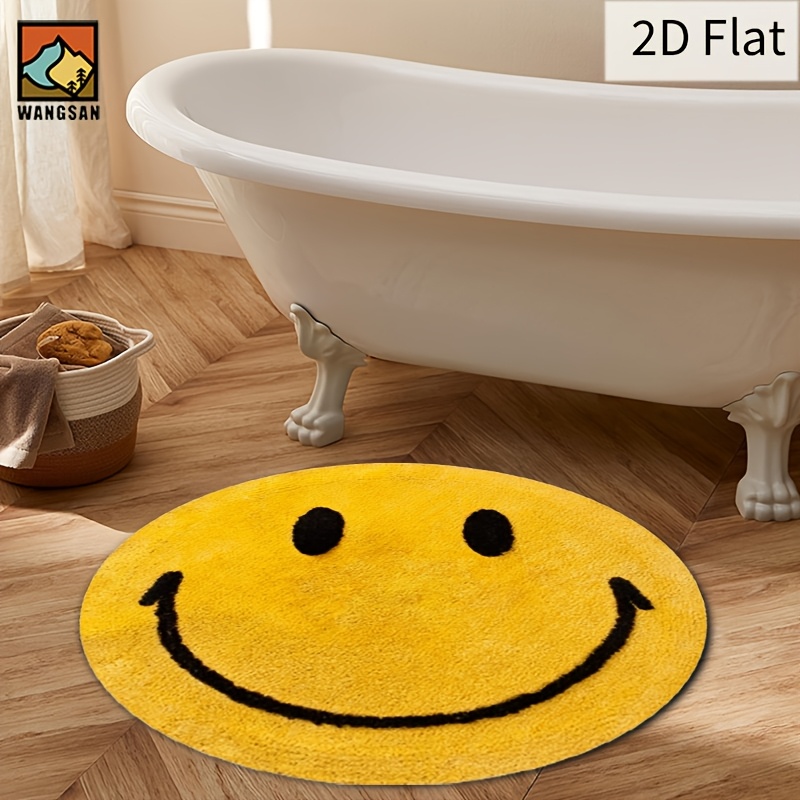 Alfombra Redonda de Franela 2D - Home Bathroom Carpet reseña y precio