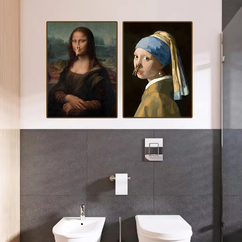 1 pieza de decoración divertid - Home Office Bathroom reseña y precio