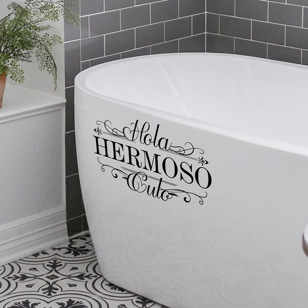 Pegatinas Divertidas en Españo - Home Bathroom Wall Tiles reseña y precio