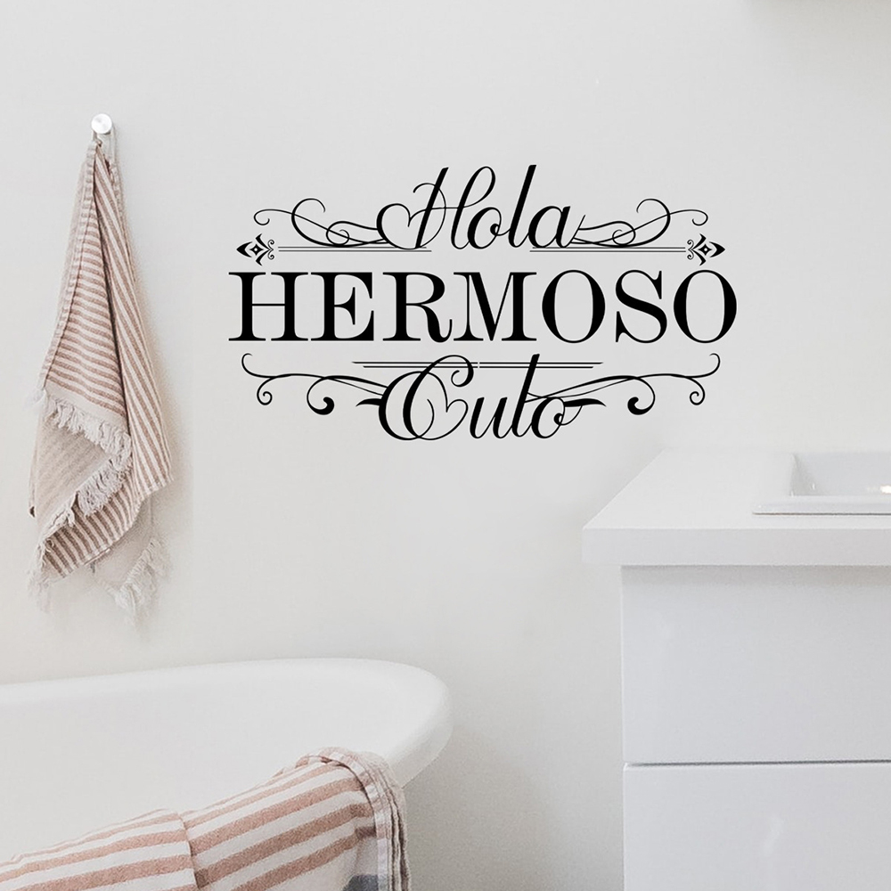 Pegatinas Divertidas en Españo - Home Bathroom Wall Tiles reseña y precio