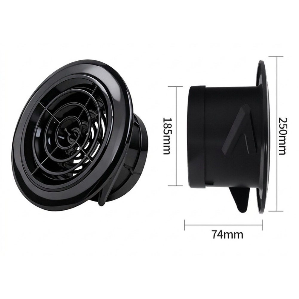 Rejilla de Ventilación Redonda - Home Bathroom Vent Fans reseña y precio