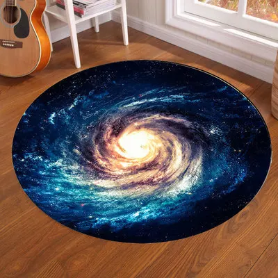 Alfombra redonda de galaxia, t - Home Bathroom Carpet reseña y precio