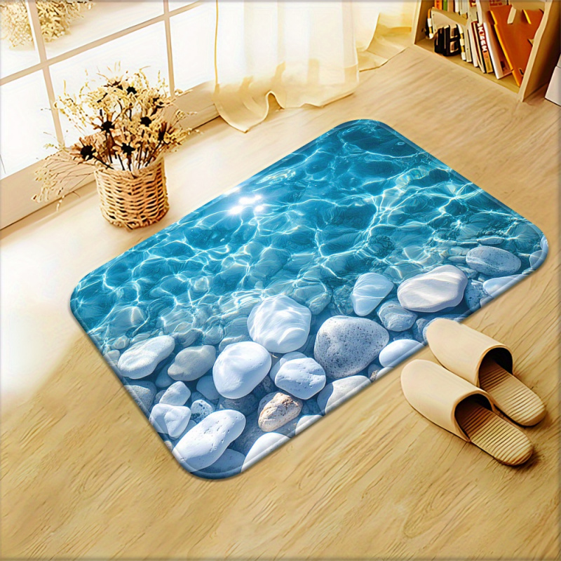 VIKAMA Alfombra transparente d - Zara Home Bathroom Rug reseña y precio