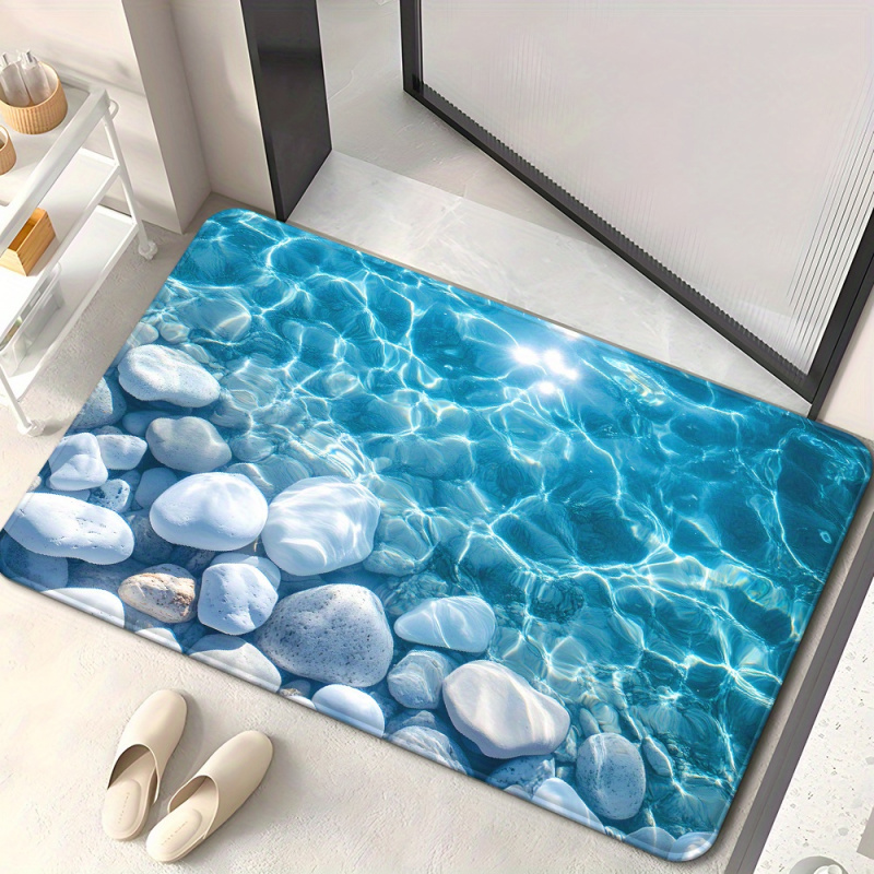 VIKAMA Alfombra transparente d - Zara Home Bathroom Rug reseña y precio