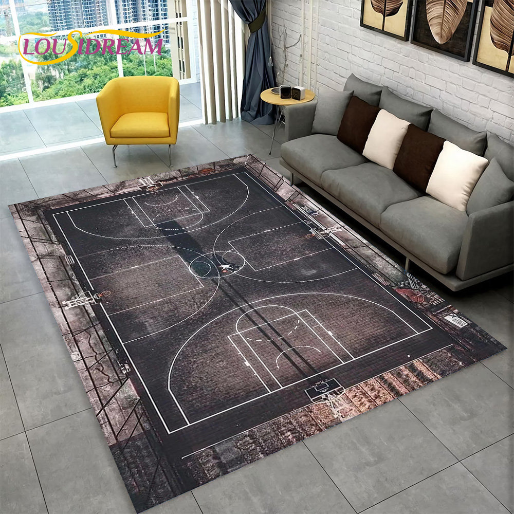 Alfombra grande de baloncesto  - Home Bathroom Carpet reseña y precio