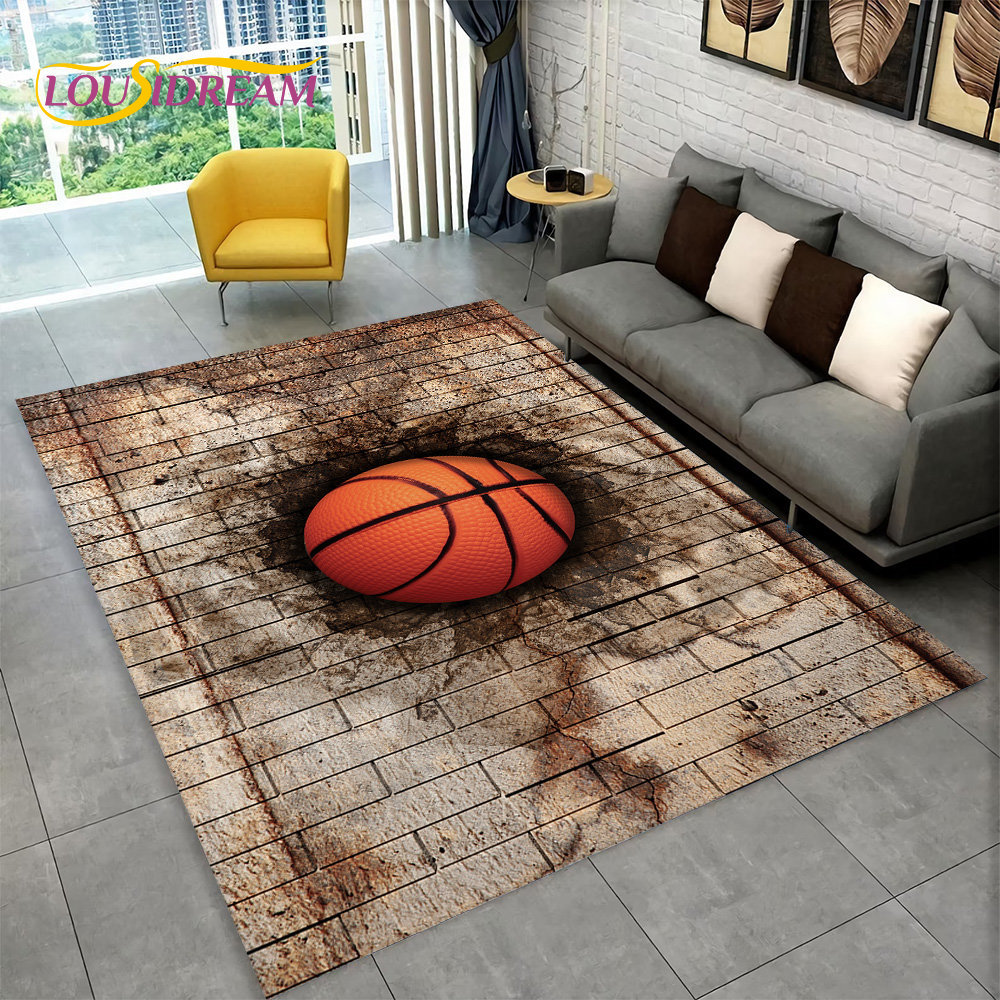 Alfombra grande de baloncesto  - Home Bathroom Carpet reseña y precio