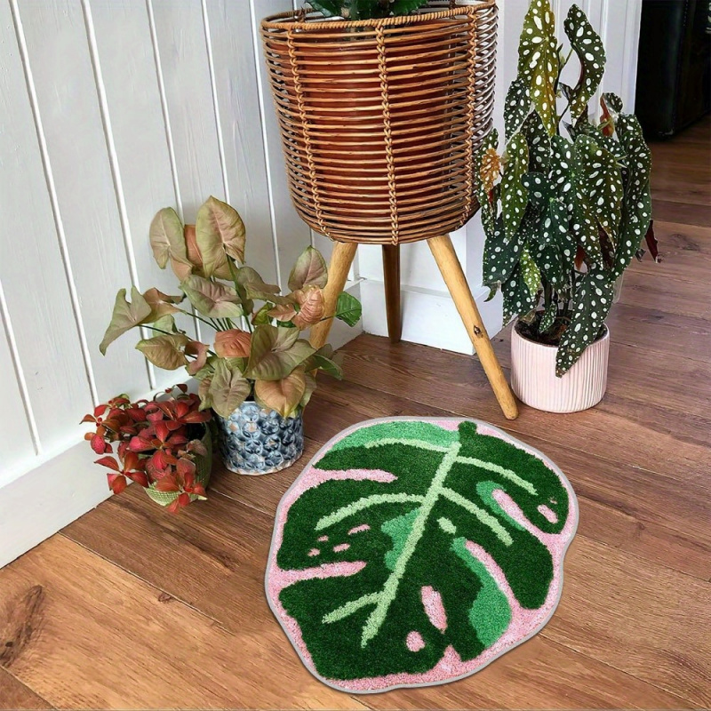 VIKAMA Alfombra de felpa con h - Zara Home Bathroom Rug reseña y precio