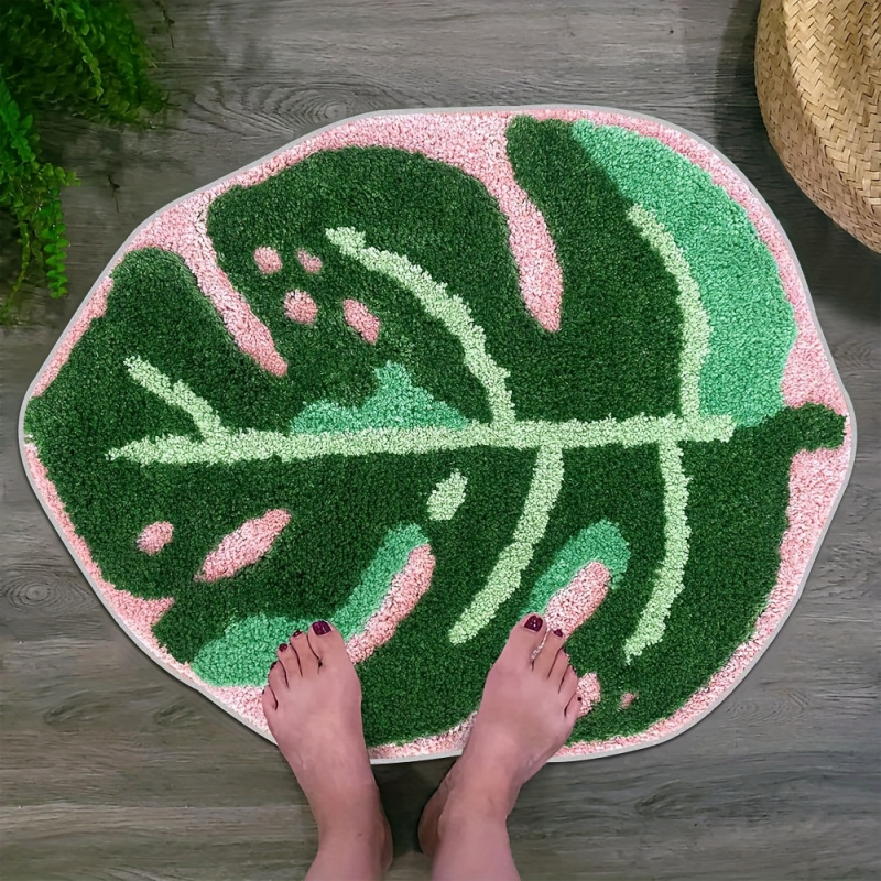 VIKAMA Alfombra de felpa con h - Zara Home Bathroom Rug reseña y precio