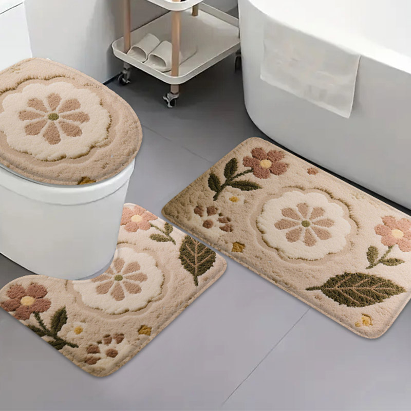 Juego de 3 Alfombrillas de Bañ - Zara Home Bathroom Rug reseña y precio