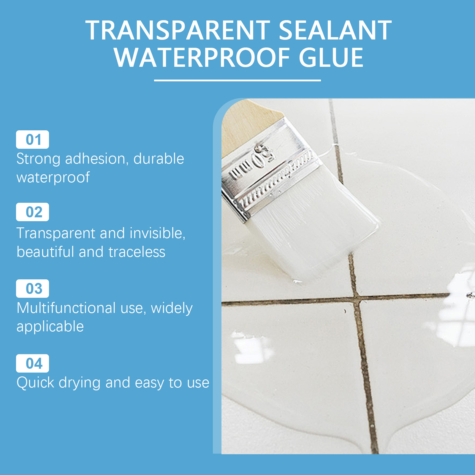 Sellador impermeable transpare - Home Bathroom Wall Tiles reseña y precio