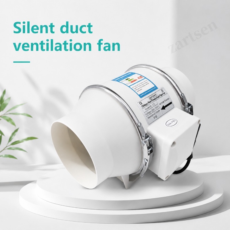 Ventilador en Línea de Flujo M - Home Bathroom Vent Fans reseña y precio