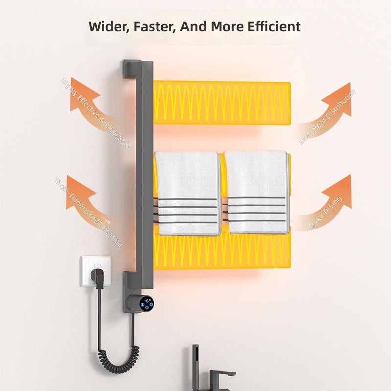 Toallero Eléctrico Vertical de - Home Bathroom reseña y precio