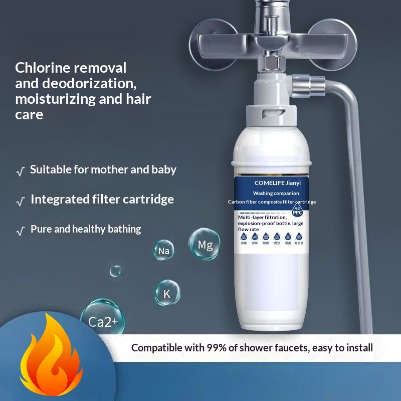 Prefiltro doméstico para baño, - Home Bathroom Water Filter reseña y precio